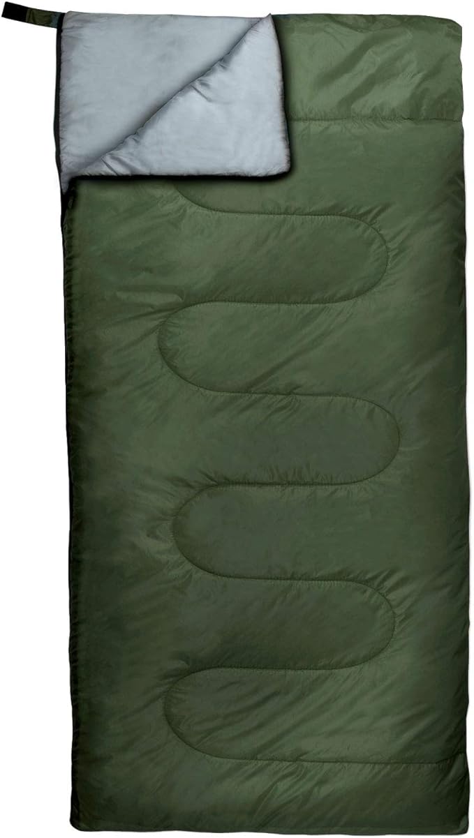 Bulk 10 Pack Envelope Sleeping Bags, 4 Seasons Warm or Cold Lightweight Indoor Outdoor Sleeping Bags for Adults, Backpacking, Camping