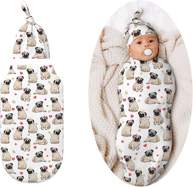 Candy Swaddle Blankets Newborn Receiving Blanket Baby Swaddle Wrap Soft Sleeping Sack for Baby Girls Boys