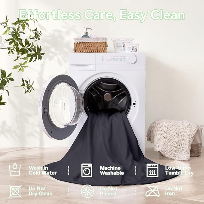 Twin XL Mattress Protector Waterproof (8”-10”Depth) – Premium Zippered Mattress Encasement Bed Cover, Noiseless Breathable Machine Washable Six-Sided Mattress Cover for Bed, Black