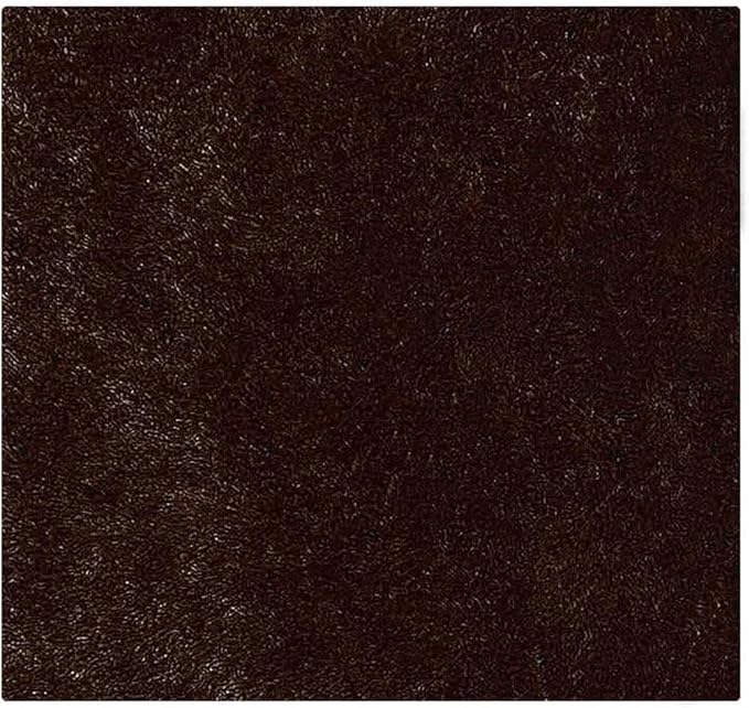 Hand Tufted SHAG Polyester ECO-Friendly Area Rugs - 6'x6', Square, Brown, Solid Plain Design, High Pile Thick Handmade Anti Skid Area Rugs for Living Room, Bed Room K00111