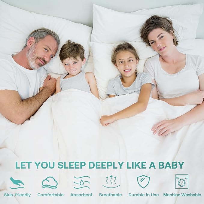 9 Inch Twin XL Mattress Protector 39"x80",Waterproof Mattress Cover with Zipper, Cooling & Thin Design, Ideal for College Dorm Hotels, Single Bed Encasement for Ultimate Protection
