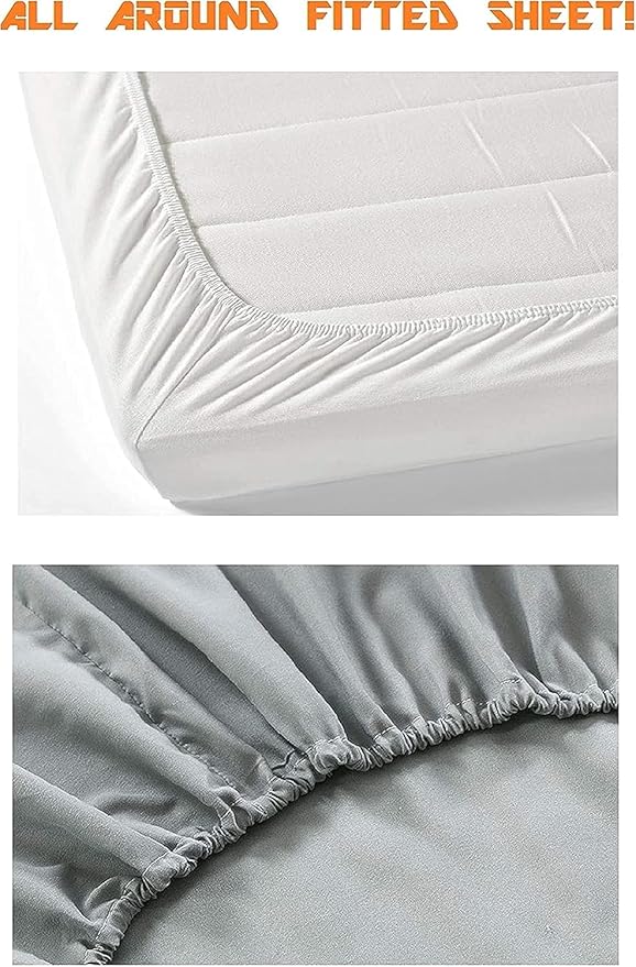 Elegant Comfort 1500 Premium Quality Fitted Sheet Ultra Soft 18-24 Inch Extra Deep Pocket - Single Fitted Sheet for High Mattress - Wrinkle Free with Smart Storage Pockets, Full, Emerald Green