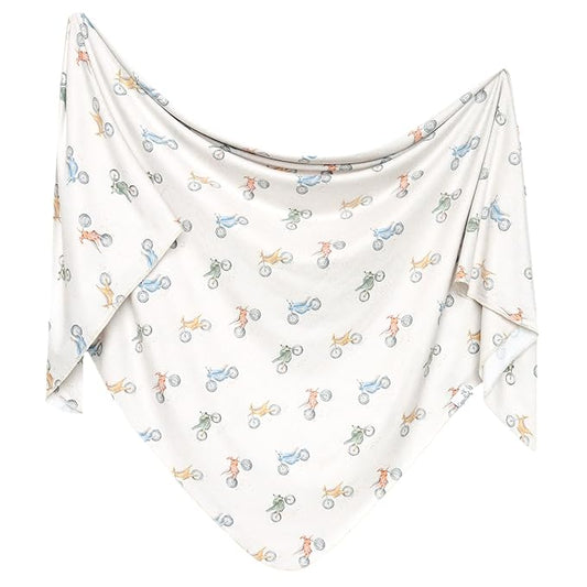 Copper Pearl Large Premium Knit Baby Swaddle Receiving Blanket Ryder