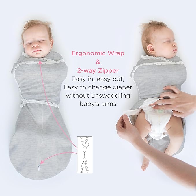 SwaddleDesigns 6-Way Omni Swaddle Sack Arms Up Swaddle for Newborn, More Options to Calm Moro Reflex, Improves Sleep, Transition Baby Sleep Sack, Small, 0-3 Mo, 6-12 lbs, Watercolor Mountains & Trees