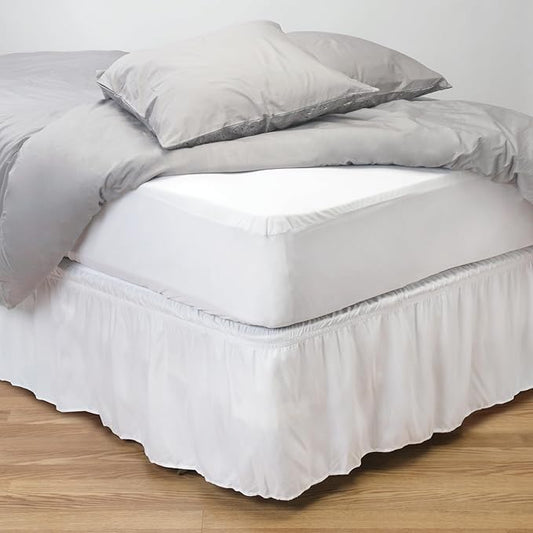 Home Details Twin XL Deluxe Protector with Full Zippered Encasement, Waterproof, Fits Dorm Mattresses, White, 25084-XL