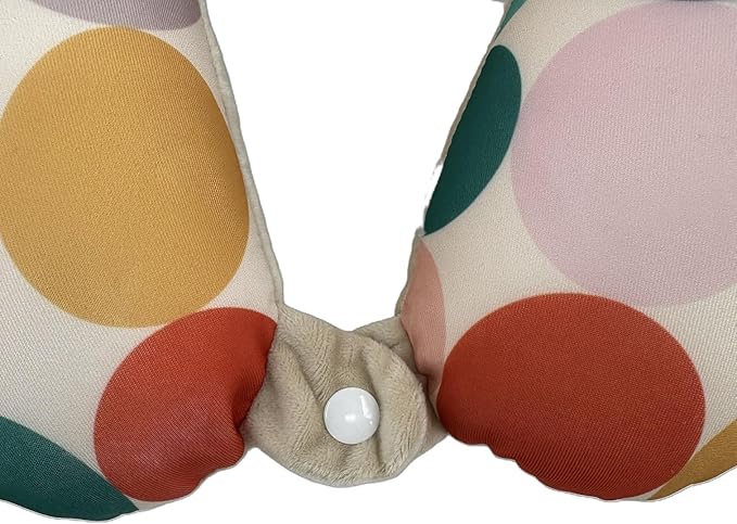 Bookishbunny U Shaped Micro Beads Microbead Neck Head Support Travel Pillow, 12"x12"x4" (Rainbow)