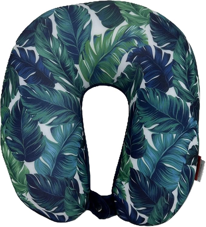 Bookishbunny U Shaped Micro Beads Microbead Neck Head Support Travel Pillow, 12"x12"x4" (Feather)