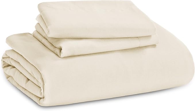 Bedsure Oat Milk Duvet Cover Queen Size Only - Prewashed Cotton-Like Polyester Extra Soft All Season Bedding, Includes 1 Duvet Cover 90x90 Inches with Zipper Closure, Comforter Not Included