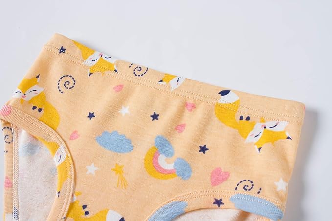 Boboking Soft Cotton Underwear Toddler Girls'Briefs Soft Undies