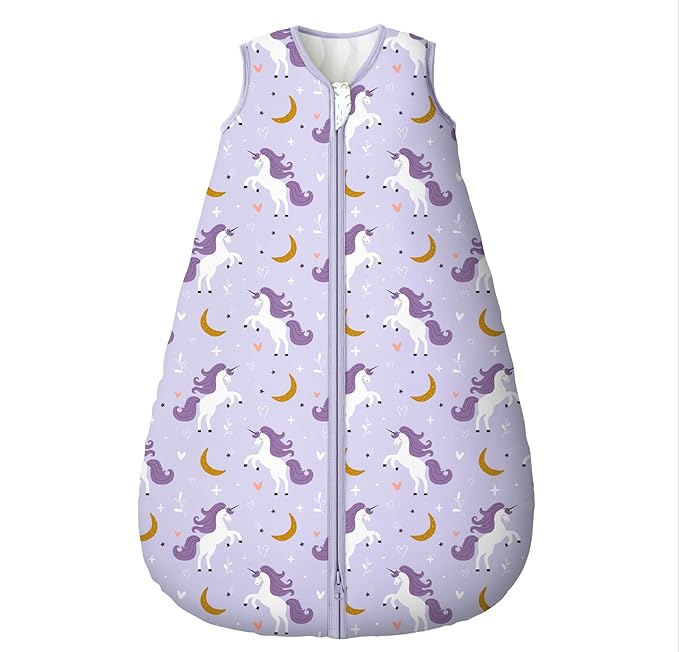 Yoofoss Baby Sleep Sack 6-12 Months, TOG 2.5 Baby Wearable Blanket with 2-Way Zipper, 100% Organic Cotton Fabric Winter Newborn Sleeping Sack, Warm Soft Comfy