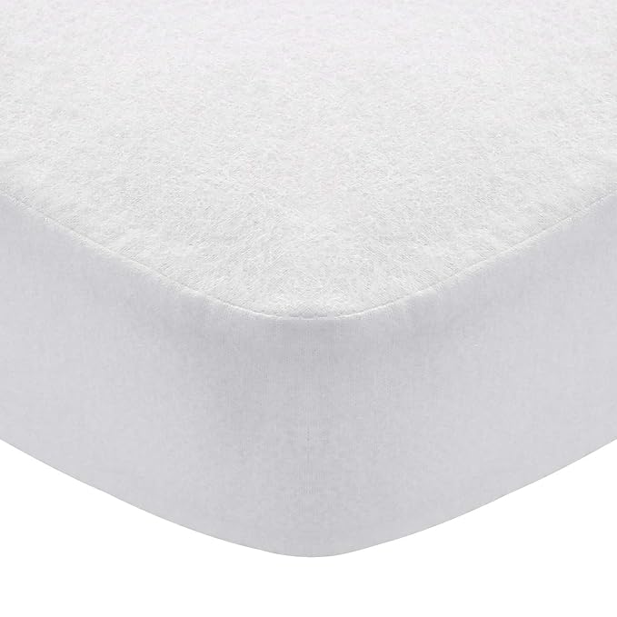 White Crib Sheets Cotton for Boys or Girl, 100% Cotton Flannel Crib Sheet, Heavenly Soft Fitted Crib Sheet for Standard Crib (28" X 52") and Toddler Mattresses Warm, White