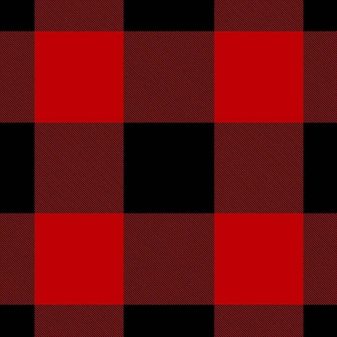 Nanko Merry Christmas Full Size Duvet Cover, Red and Black Grid Plaid Buffalo Check Pattern Print Microfiber Comforter Cover Set, New Year Modern Bedding Sets for Women Men, 3Pcs 80 x 90 in