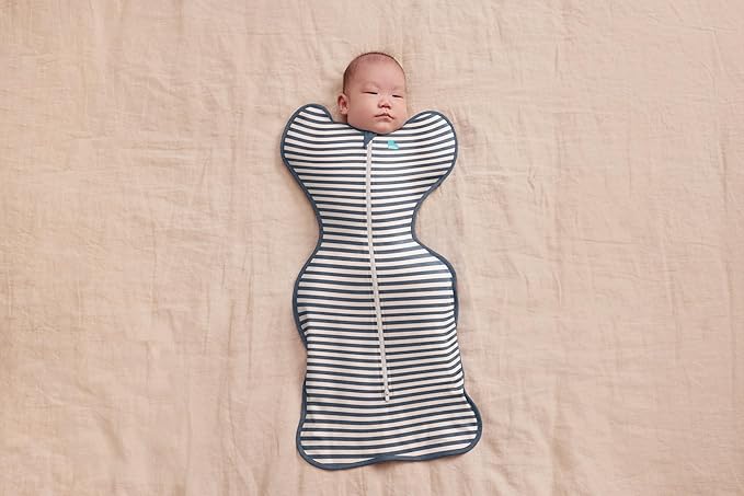 Love to Dream Swaddle UP, Baby Sleep Sack, Self-Soothing Swaddles for Newborns, Improves Sleep, Snug Fit Helps Calm Startle Reflex, New Born Essentials for Baby, 8-13lb, Denim