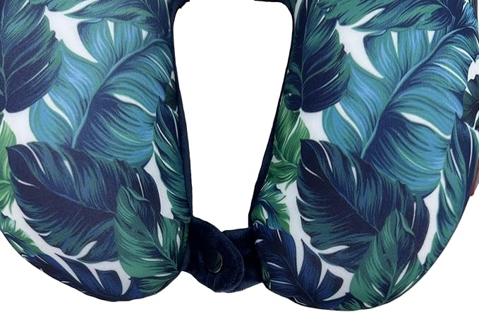 Bookishbunny U Shaped Micro Beads Microbead Neck Head Support Travel Pillow, 12"x12"x4" (Feather)