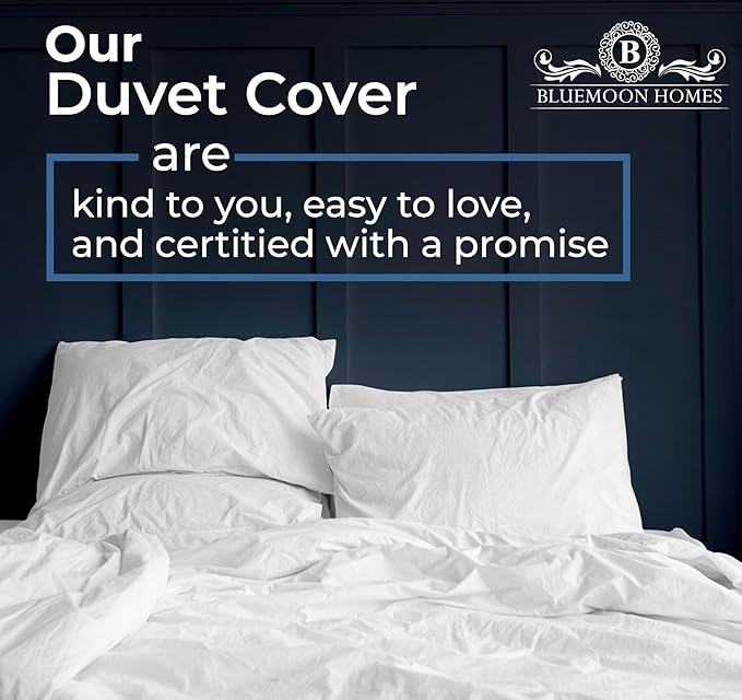 Egyptian Cotton Duvet Cover King Size 1000 Thread Count 1 Duvet Cover & 2 Pillow Shams Long Staple Quilt Silky Soft, Breathable With Zipper -3 Piece All Season Set for Comforter (Silver Grey)