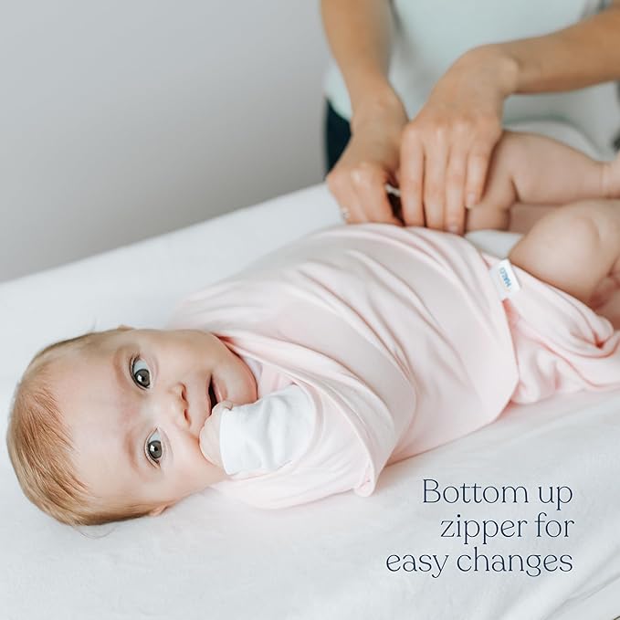 HALO Micro-Fleece Sleepsack Swaddle, 3-Way Adjustable Swaddle Blanket for Newborn and Infants, TOG 3.0 for Cold Climates, Hip Healthy, Daisy, Newborn, 0-3 Months