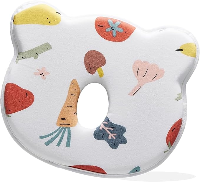 New Memory Foam Soft and Cozy Pillow Head Neck Support Pillow for Car Seat Breathable Bedding Set Carrot