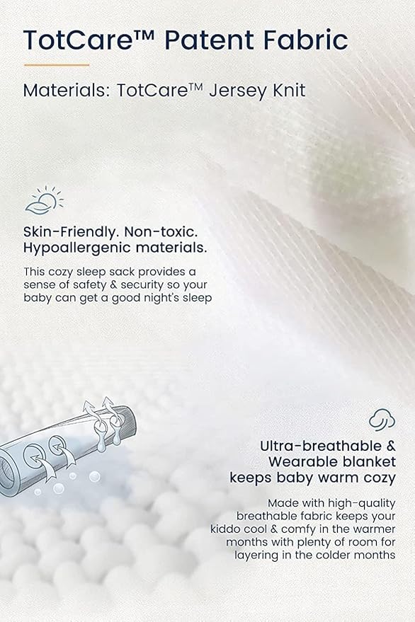 TotAha Sleep Sack 6-12-15 Months 3-Pack, Stretchy, Buttery Soft, Swaddle Transition Sleeping Bag, 2-Way Safe Zippers, Silky Comfort Baby Wearable Blanket for girl boy 0.5 TOG
