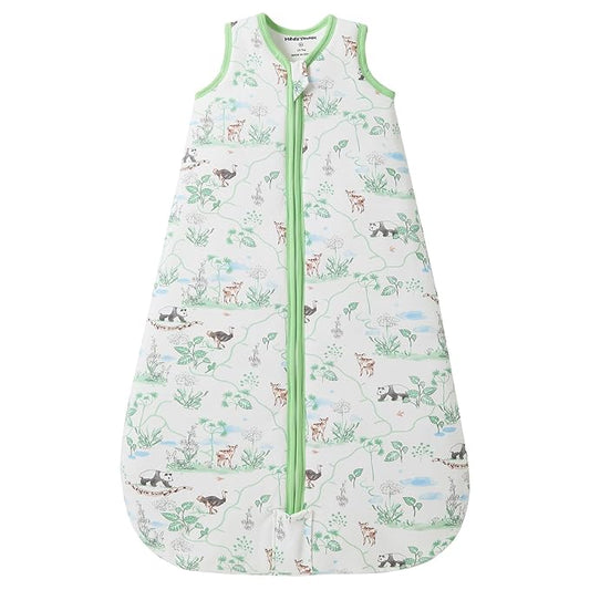 Baby Sleeping Bag 2.5 TOG Cotton Winter Sleep Sack for Newborn babies, Unisex Baby Wearable Blanket with Animal Patterns, Panda, XL