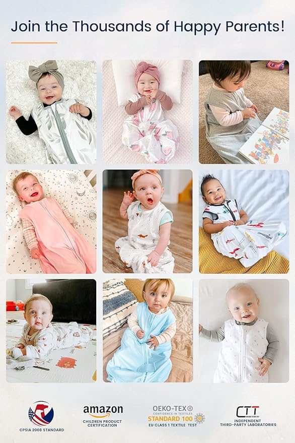 TotAha Sleep Sack 12-18-24 Months 3 Pack, Buttery Soft, Safe Wearable Blanket Baby, Sleeping Bag for Baby with 2-way Zipper, 0.5 TOG