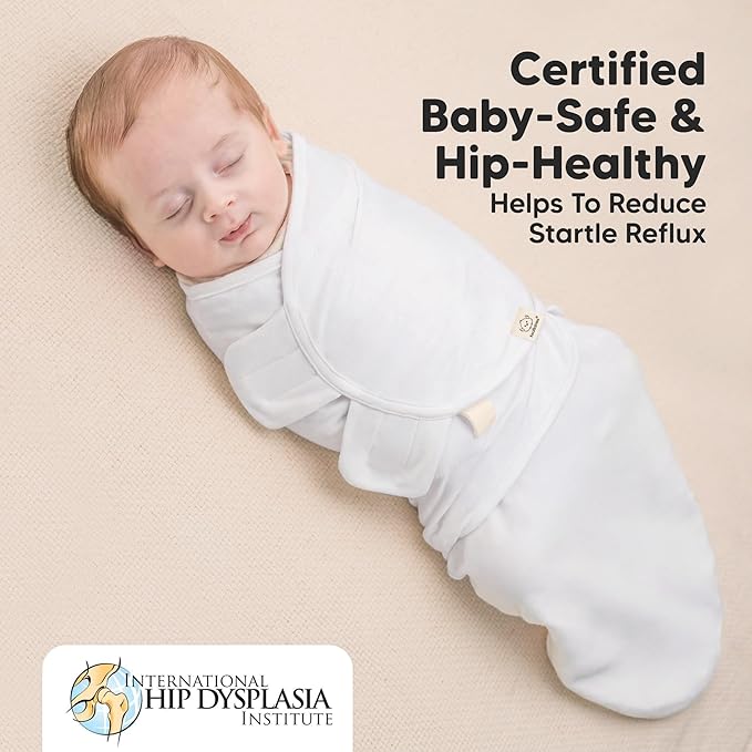 Baby Swaddle Sleep Sacks with Zipper - 3-Pack Swaddles for Newborns 3-6 Months, Infant, Baby Girls, Boys, Soft & Durable Newborn Sleep Sack, Easy Diaper Change Swaddling Blanket (Sage, L)