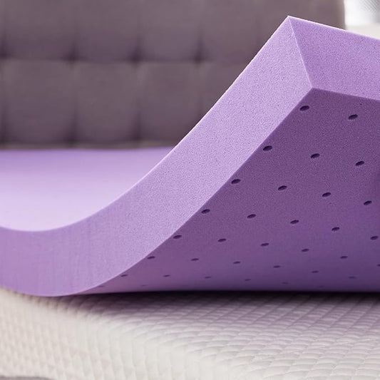 SINWEEK 3 Inch Gel Memory Foam Mattress Topper Twin XL, Twin Extra Long Mattress Pads for College Dorm Single Bed, Ventilated Soft Bed Topper, CertiPUR-US Certified, Twin XL Size