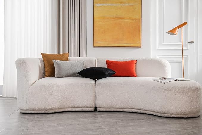 Euro Sham Covers 24x24 Black: Pack of 2 Cozy Soft Velvet Square Modern Luxury Decorative Throw Pillow Cases for Sofa Couch Living Room Bed Home Decor