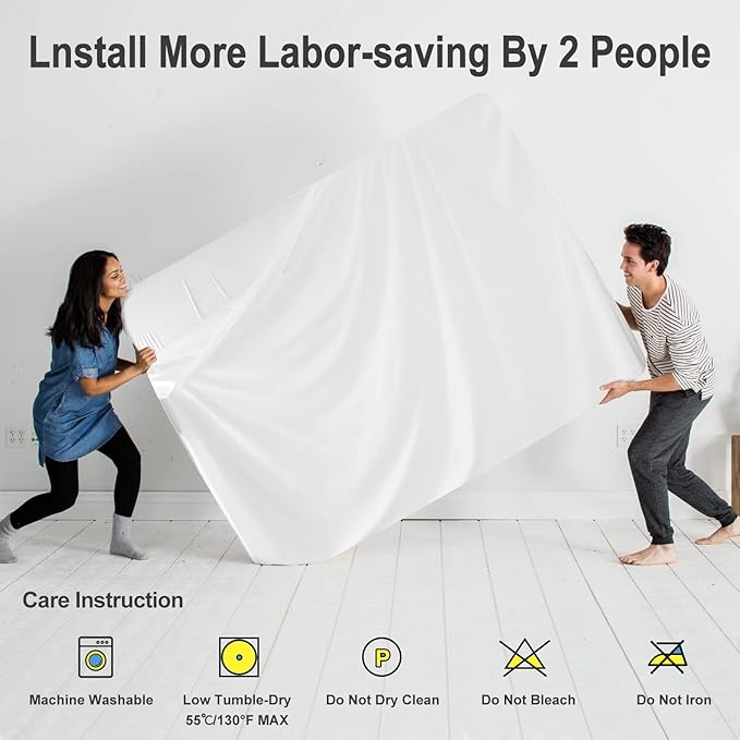 Waterproof Mattress Protector 2 Pack Twin XL 39"x80", Ptsuker Zippered Mattress Cover Hypoallergenic Noiseless, Blocks Out Dirt Dust and Moisture