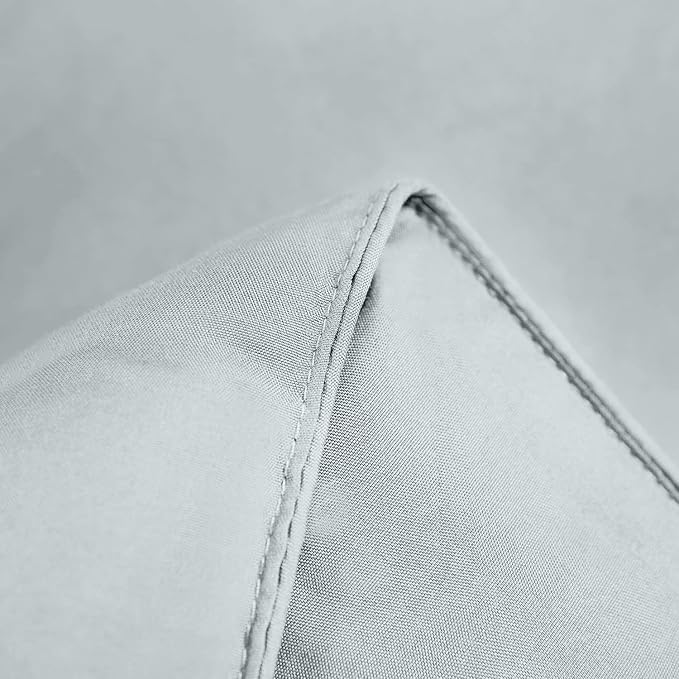 Utopia Bedding Comforter Duvet Insert, Quilted Comforter with Corner Tabs, Box Stitched Down Alternative Comforters Twin Size (Light Grey)