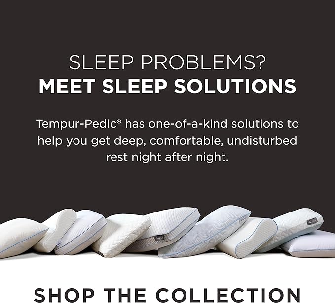 TEMPUR-Pedic TEMPUR-Symphony Pillow, Standard-2-Pack, Standard, White 2 Count