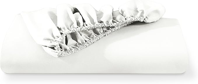 Fitted Bottom Sheet Full Size - Premium 1800 Microfiber - Ultra-Soft Hotel Luxury - Deep Pocket - Durable and Long Lasting - Fitted Sheet (Full, Cream)
