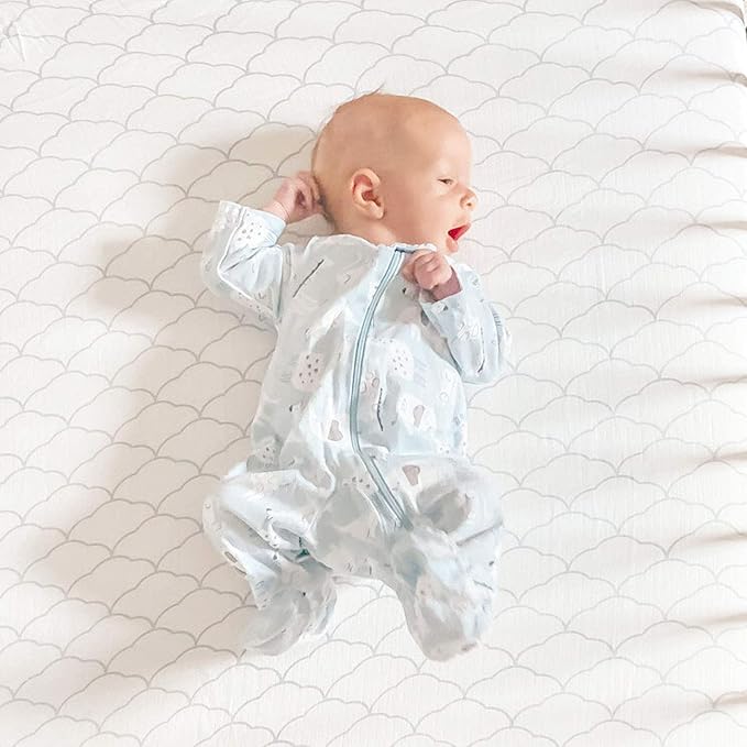 Newton Baby Fitted Crib Sheet (2-Pack) - Ultra Breathable and Soft, Organic Cotton, Fits All Standard Cribs, White Dreamweaver