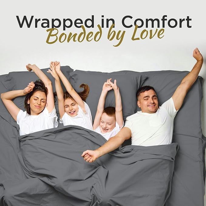 Twin Sheet Set - 1800 Ultra-Soft Microfiber Twin Bed Sheets - Double Brushed - Deep Pockets - Easy Fit – Wrinkle Free - Soft & Comfy 3 Piece Set - Bedding Sheets & Pillowcases (Dark Grey)
