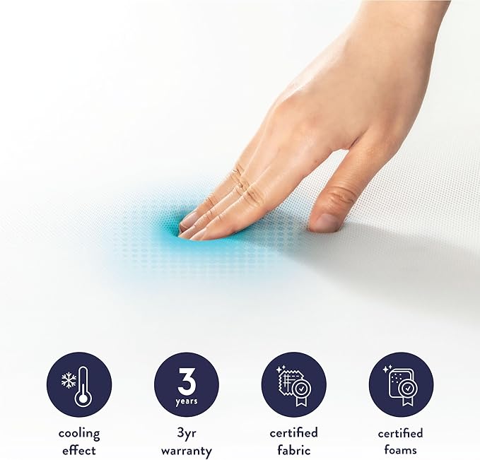 Best Price Mattress 3 Inch Gel Memory Foam Mattress Topper with Cover, CertiPUR-US Certified, Dorm Essentials, King