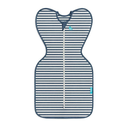 Love to Dream Swaddle UP, Baby Sleep Sack, Self-Soothing Swaddles for Newborns, Improves Sleep, Snug Fit Helps Calm Startle Reflex, New Born Essentials for Baby, 8-13lb, Denim