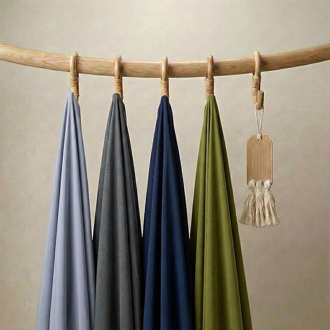 Large Jersey Knitted Swaddle Blanket for Baby, Soft Stretchy Receiving Blanket for Newborns with Hat, Baby Nursery Swaddle 47 x 47 inches(Olive)