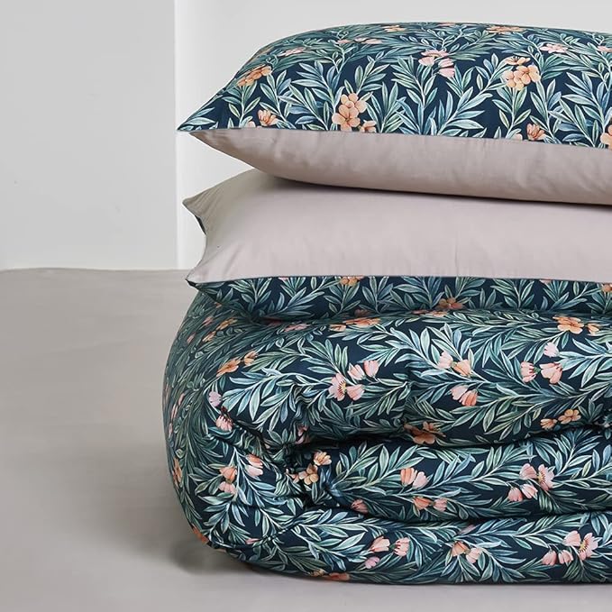 Cupocupa Duvet Cover Set;Duvet Cover Full Bedding Set Fluffy Boho Duvet Cover Set Paisley Floral Bedding Collection Duvet Cover with Pillowcases