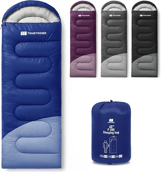 Sleeping Bags for Adults Warm Weather,Backpacking Compact Lightweight Camping Sleeping Bag with Compression Sack for Kids,Camping Essentials Gear for Hiking,Travel,Climb,Outdoor, Indoor