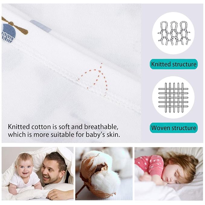 NTBAY Organic Cotton Toddler Pillowcases - Super Soft & Breathable Jersey Cotton Toddler Pillow Cases, 13”x18” Pillow Cases with Envelope Closure, Jet