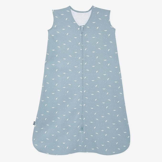 HALO SleepSack, 100% Cotton Wearable Blanket, Swaddle Transition Sleeping Bag, TOG 0.5, Birds, Small, 0-6 Months
