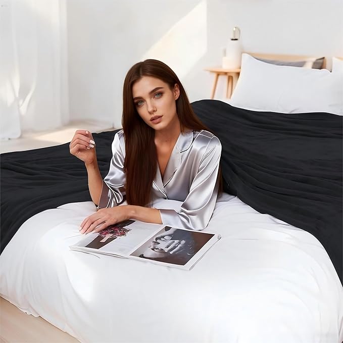 Electric Heated Blanket 50"x60" Throw Size Flannel Heated Blanket, Cozy & Warm for All Night, 5 Heat Settings & 3 Hours Auto Off, Machine Washable, Iron Grey