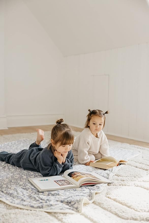 Copper Pearl Jumbo 3-Layer Baby Blanket: Soft Baby Quilts for Boys and Girls | Breathable, Cozy, Toddler Blanket | Baby Quilt for Newborns | 46x46 Premium Polyester/Rayon | Lacie
