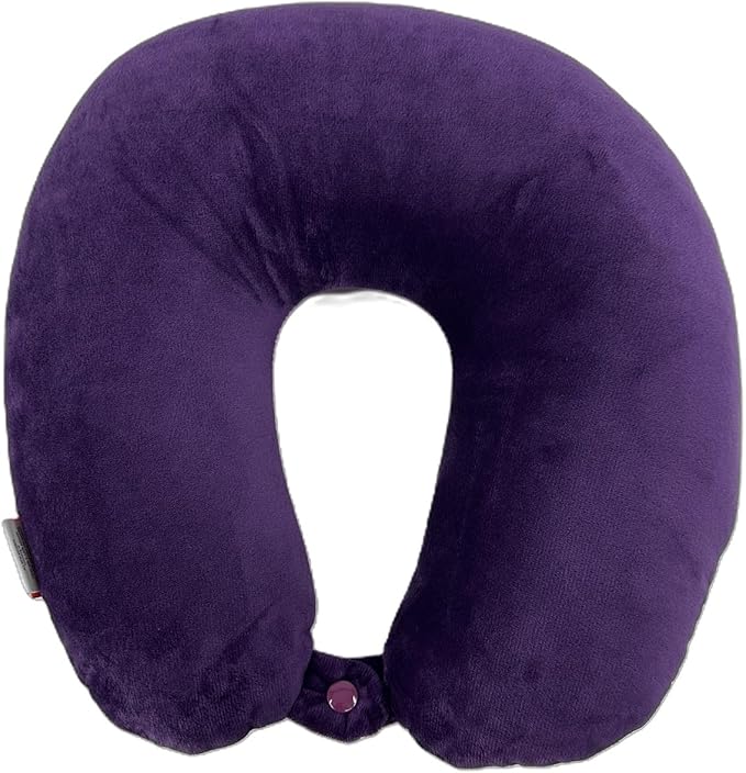 Bookishbunny U Shaped Micro Beads Microbead Neck Head Support Travel Pillow, 12"x12"x4" (Paisley)