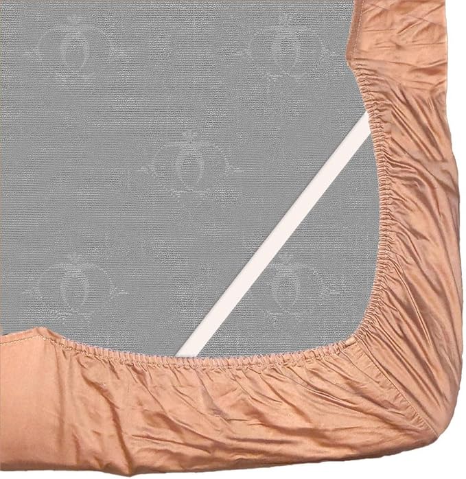 Clara Clark 1800 Series Bed Sheet Sets - Stay fit on Mattress with Elastic Straps at Corners - Cal King Size, White