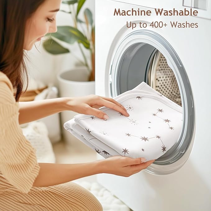 Baby Waterproof Bed Pad Washable Reusable 31"x40" Large Toddler Mattress Protector Incontinence Pads Sheet Cover Underpads for Kids Constellation