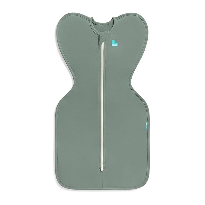 Love to Dream Swaddle UP, Baby Sleep Sack, Self-Soothing Swaddles for Newborns, Improves Sleep, Snug Fit Helps Calm Startle Reflex, New Born Essentials for Baby, 1.0 TOG, 8-13 lbs, Deep Olive