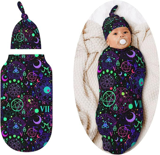 Candy Swaddle Blankets Newborn Receiving Blanket Baby Swaddle Wrap Soft Sleeping Sack for Baby Girls Boys