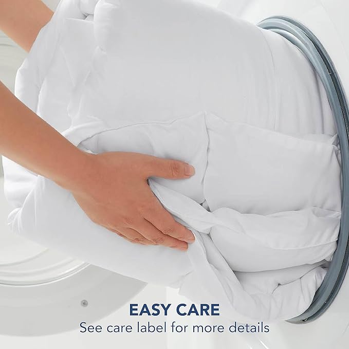 Serta Power Guard Mattress Encasement, 39" x 75", Quiet, Breathable and Waterproof Mattress Protector with Zipper, 18" Elastic Deep Pocket for Secure Fit, Twin Mattress Pad, White