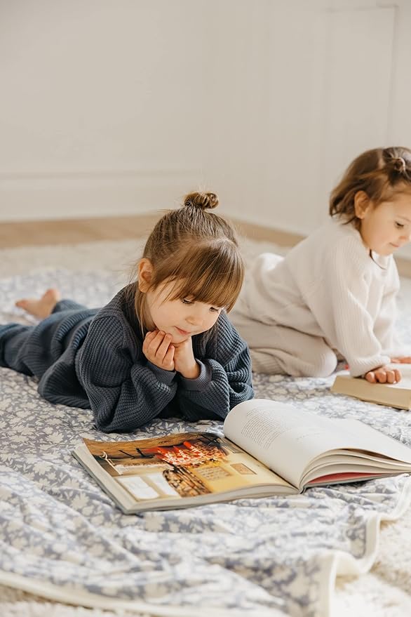 Copper Pearl Jumbo 3-Layer Baby Blanket: Soft Baby Quilts for Boys and Girls | Breathable, Cozy, Toddler Blanket | Baby Quilt for Newborns | 46x46 Premium Polyester/Rayon | Lacie