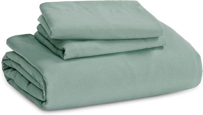 Bedsure Sage Green California King Duvet Cover - Prewashed Cotton-Like Polyester Extra Soft Bedding Set, Includes 1 Cal King Duvet Cover 104''x98'' with Zipper Closure & 2 Pillow Shams, No Comforter